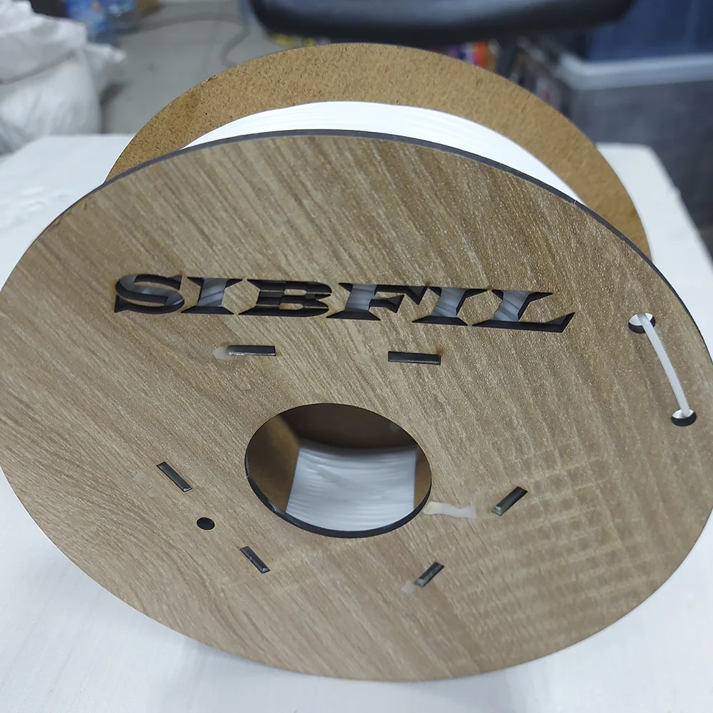 Филамент petg, белый пластик, 900 гр