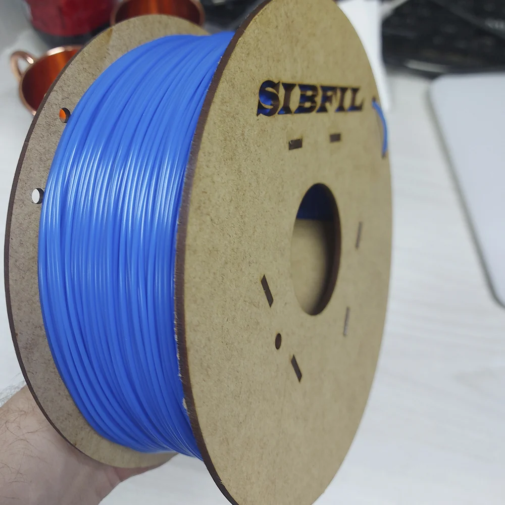 Филамент petg, синий пластик, 900 гр - изображение 1