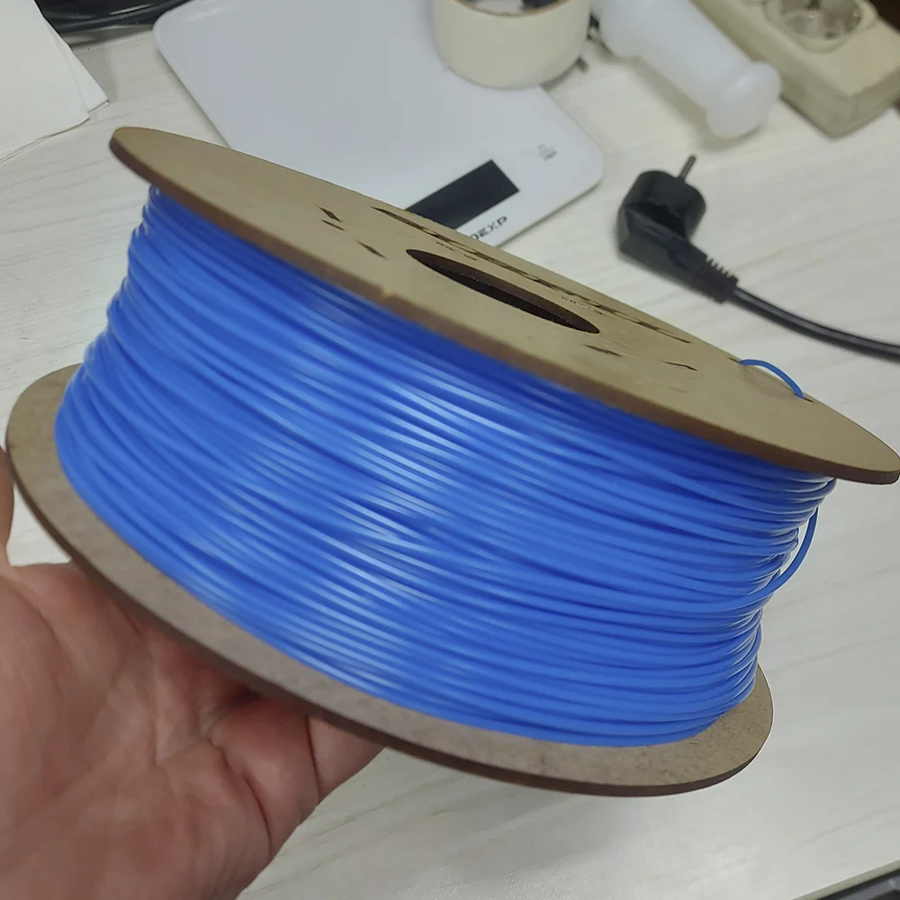 Филамент petg, синий пластик, 900 гр - миниатюра 3