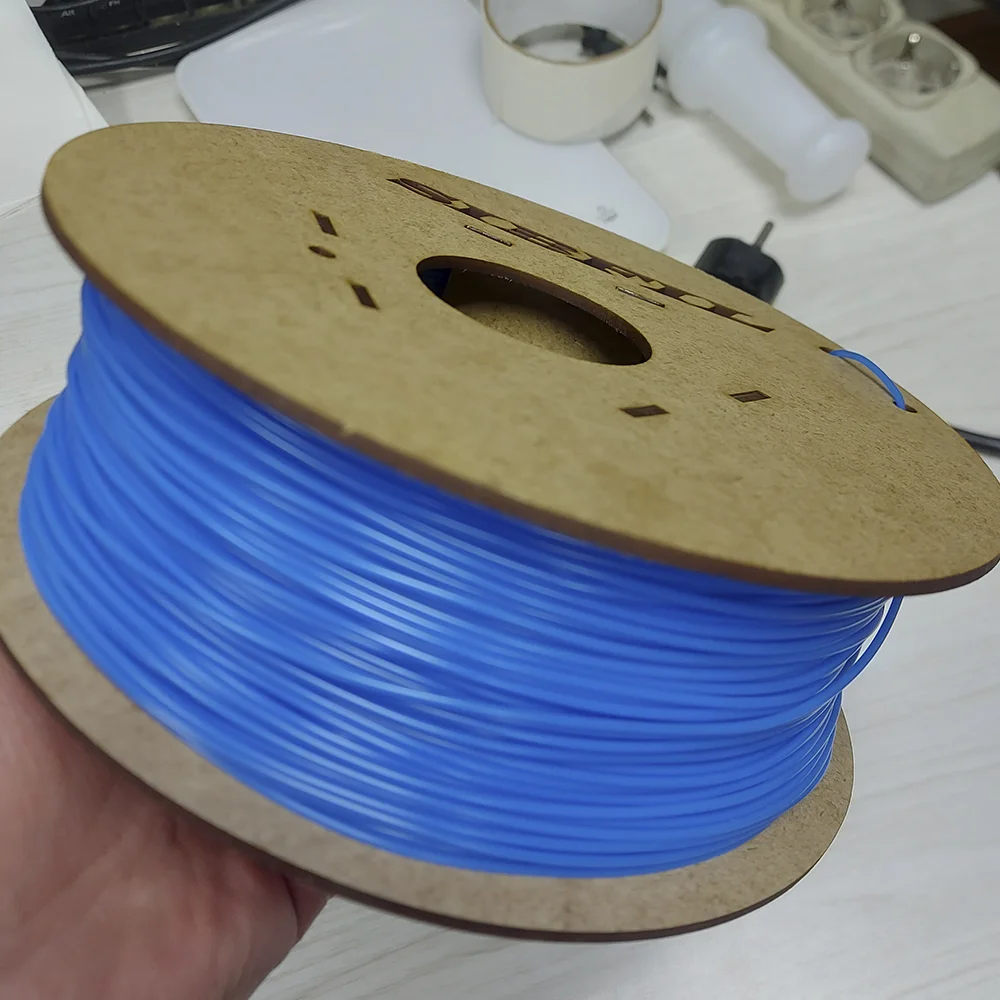 Филамент petg, синий пластик, 900 гр - миниатюра 4