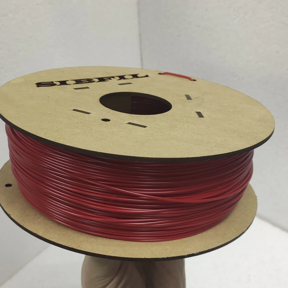 Филамент petg, рубиновый пластик, 900 гр - миниатюра 2