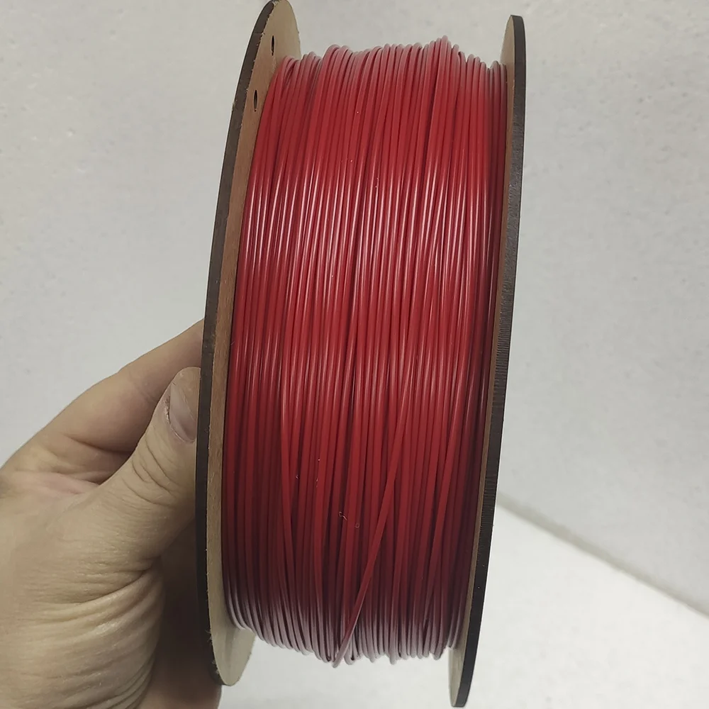 Филамент petg, рубиновый пластик, 900 гр - миниатюра 3