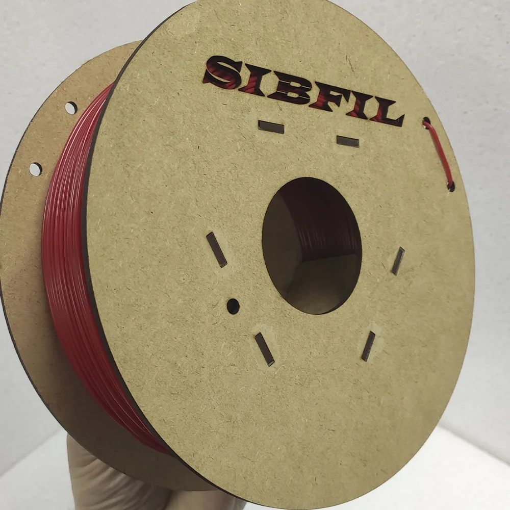 Филамент petg, рубиновый пластик, 900 гр - миниатюра 5