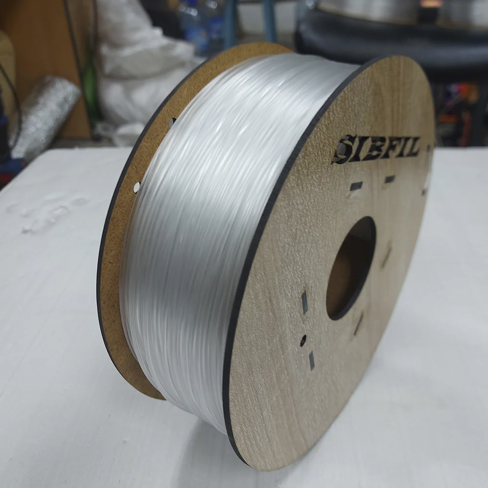 Филамент petg, натуральный (прозрачный) пластик, 900 гр - миниатюра 2