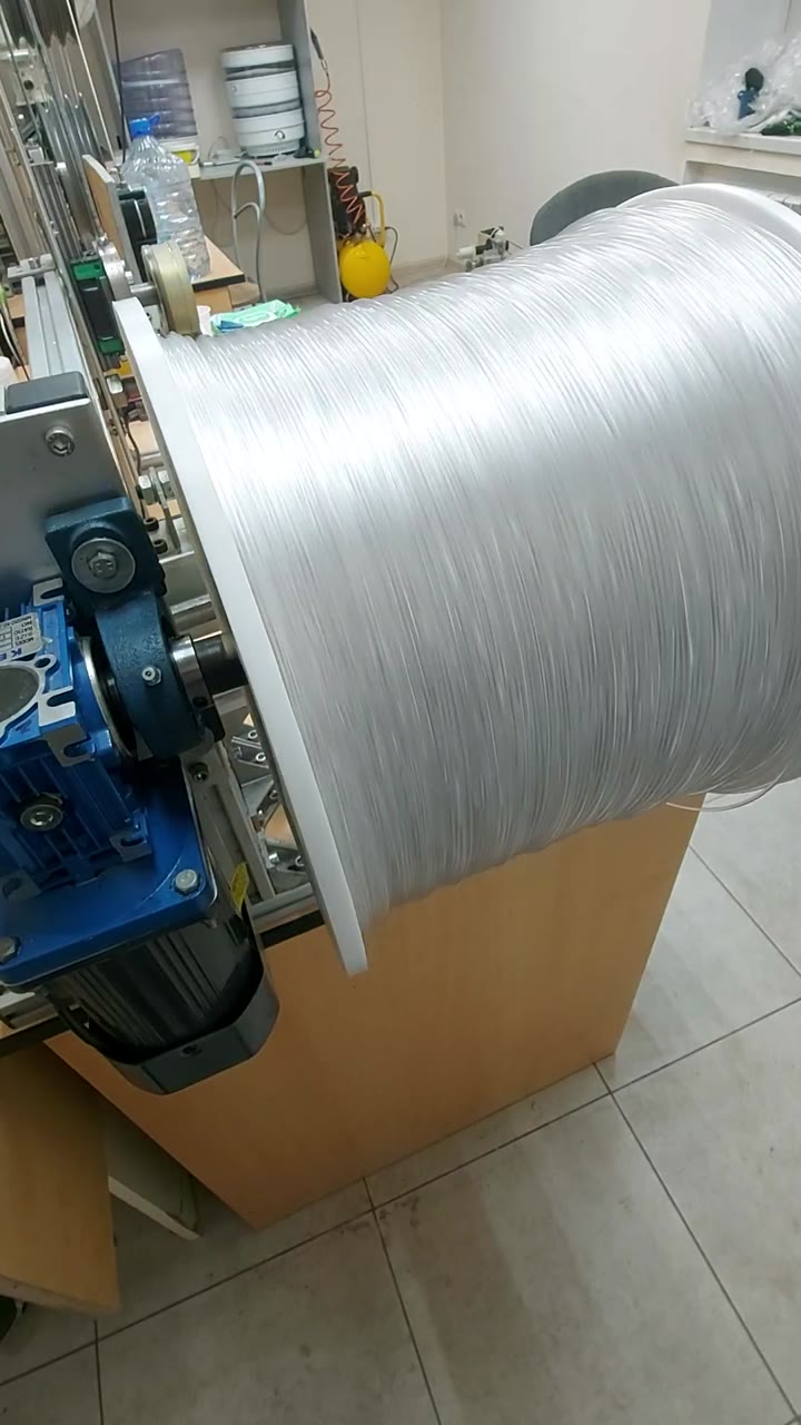 Филамент petg, натуральный (прозрачный) пластик, 900 гр - видео 7