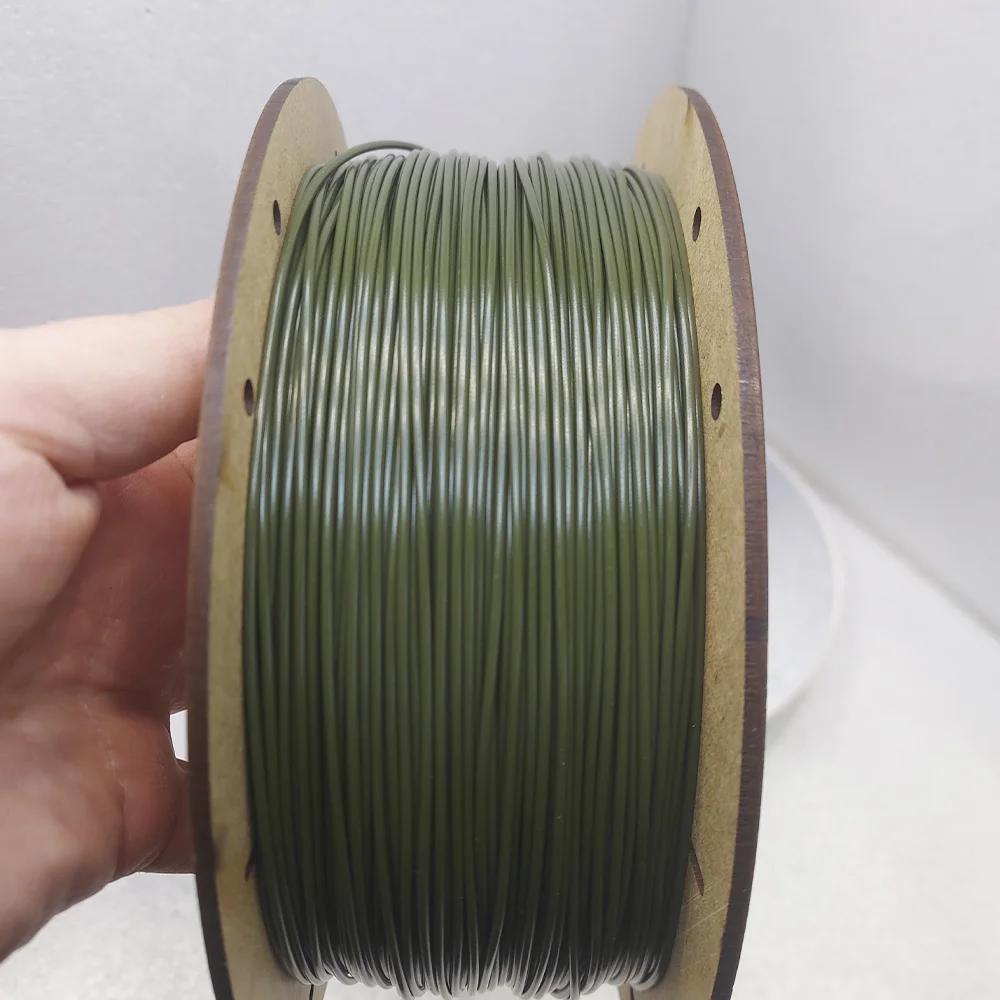 Филамент petg, хаки (болотный) пластик, 900 гр - миниатюра 4