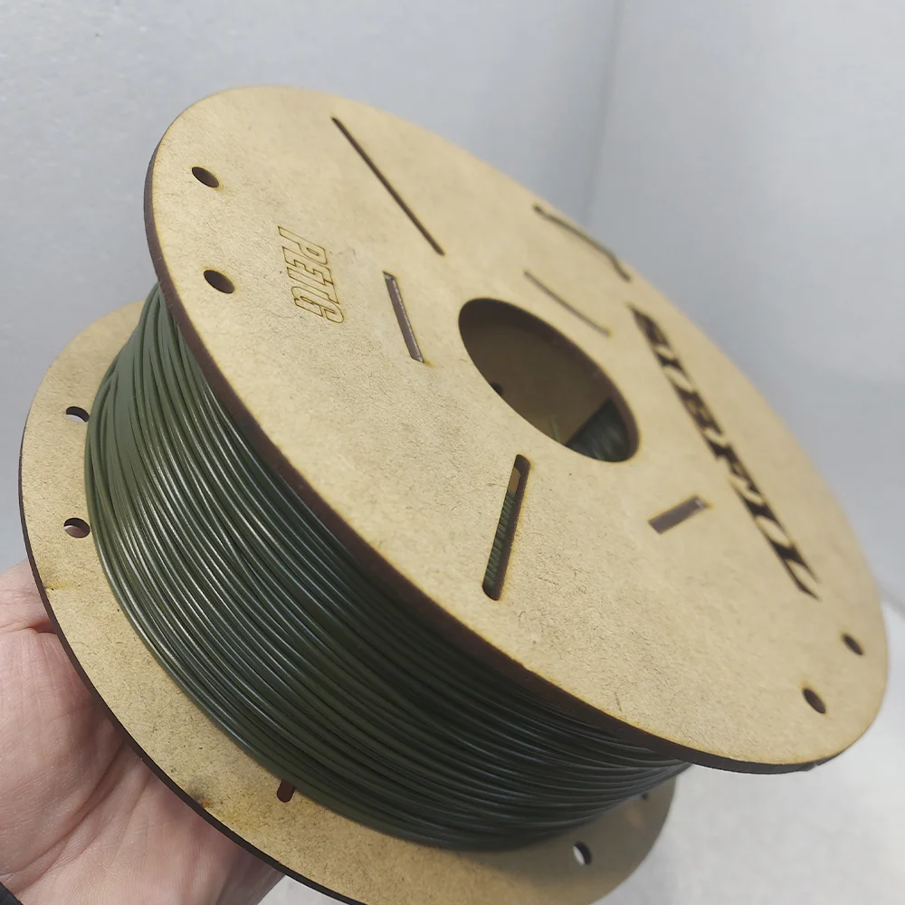 Филамент petg, хаки (болотный) пластик, 900 гр - миниатюра 7