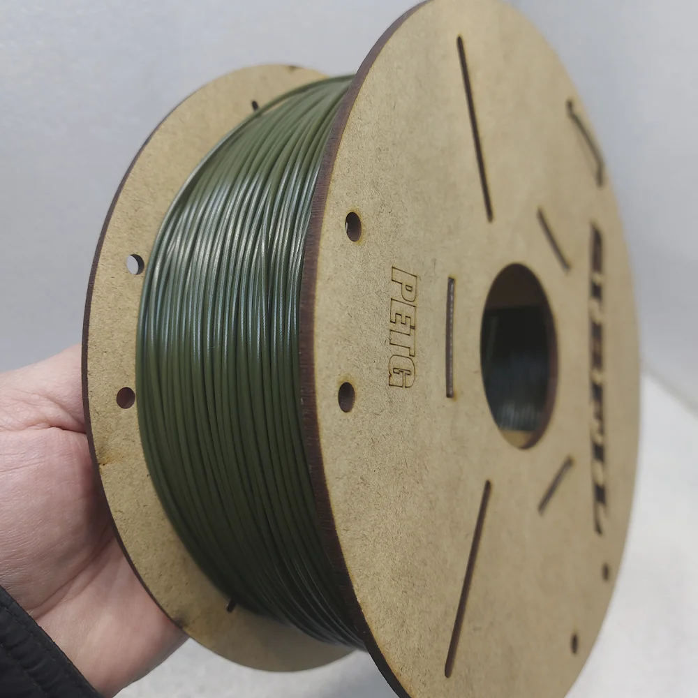 Филамент petg, хаки (болотный) пластик, 900 гр - миниатюра 8