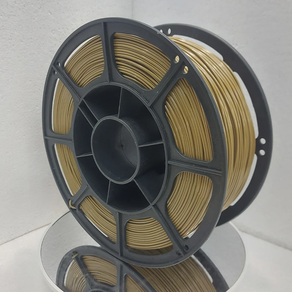 Филамент petg, светло-коричневый пластик, 900 гр - миниатюра 5