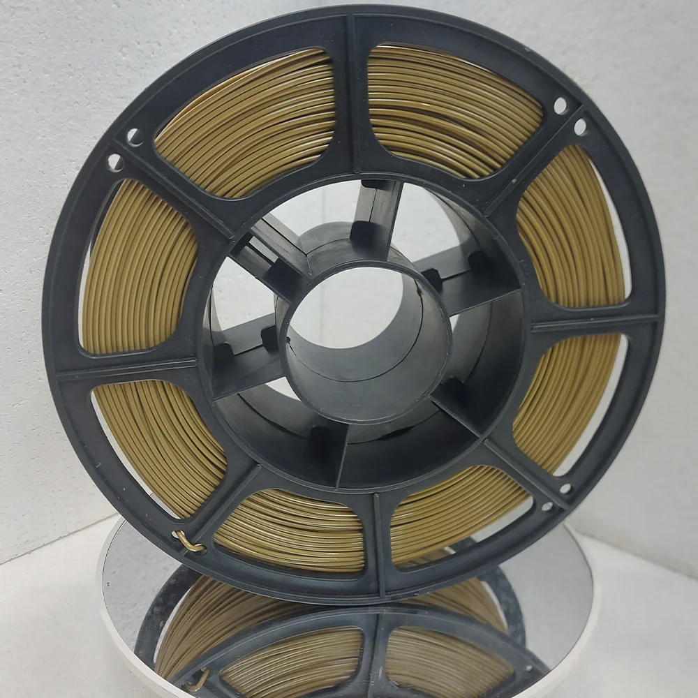 Филамент petg, светло-коричневый пластик, 900 гр - миниатюра 6