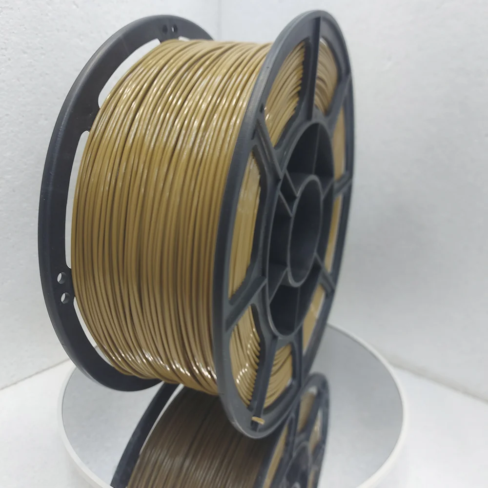 Филамент petg, светло-коричневый пластик, 900 гр - миниатюра 7