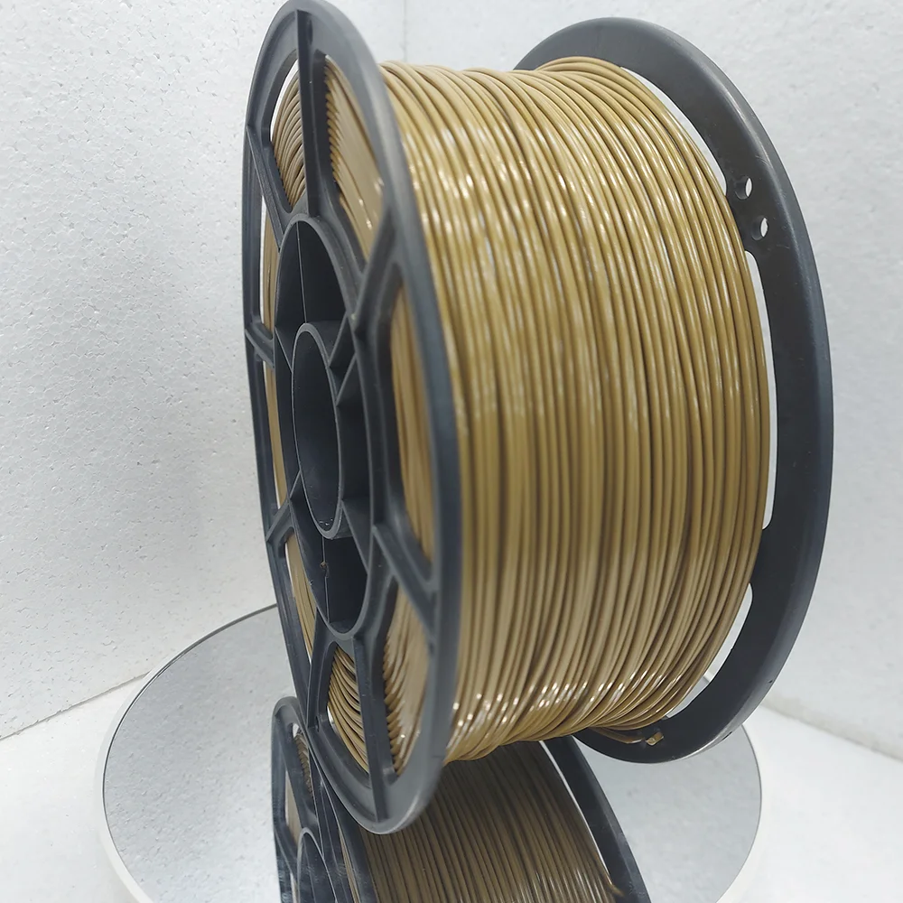 Филамент petg, светло-коричневый пластик, 900 гр - миниатюра 8