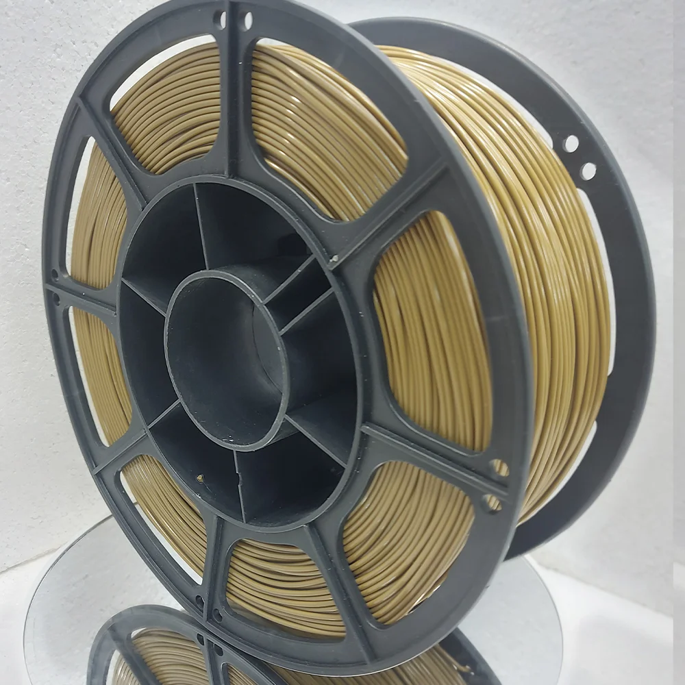 Филамент petg, светло-коричневый пластик, 900 гр - миниатюра 9