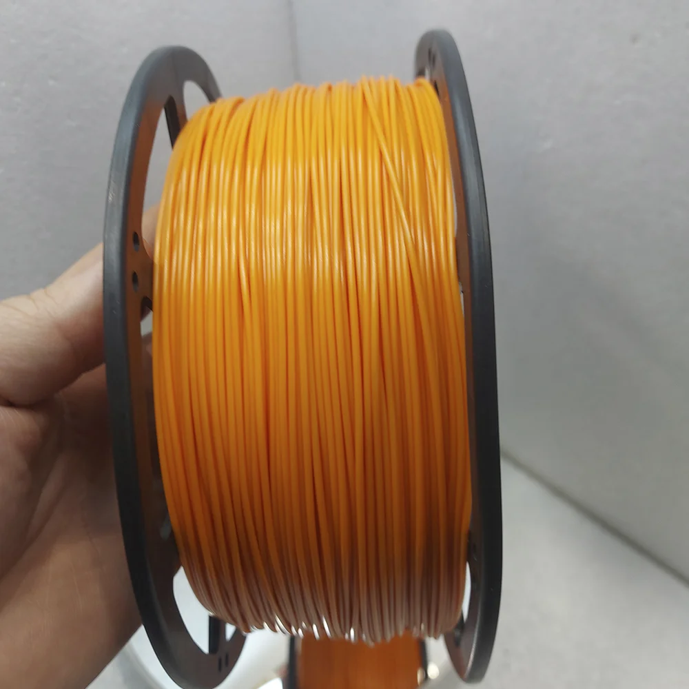 Филамент petg, оранжевый пластик, 900 гр - миниатюра 2
