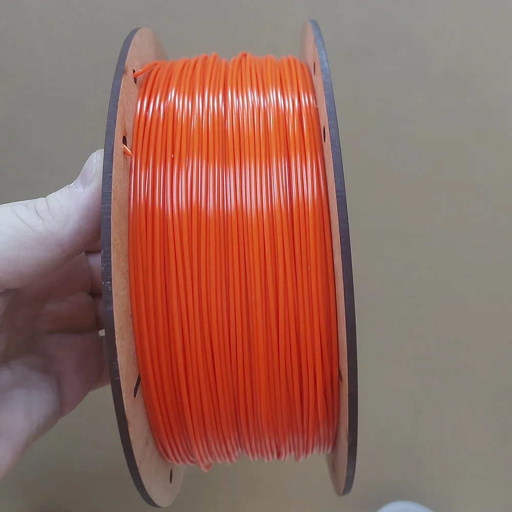 Филамент petg, оранжевый FLOU пластик, 900 гр - миниатюра 8