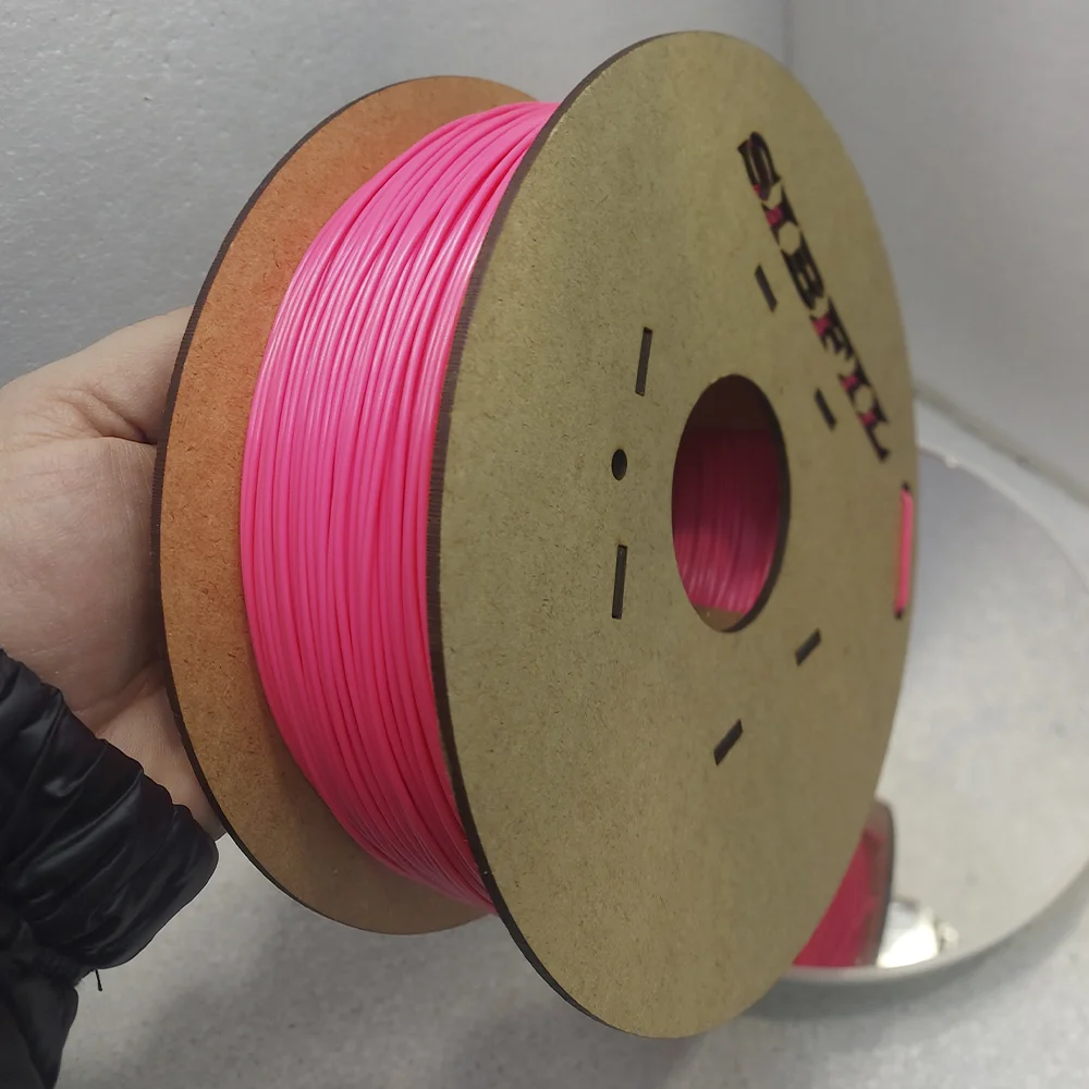 Филамент petg, розовый FLOU пластик, 900 гр - миниатюра 3