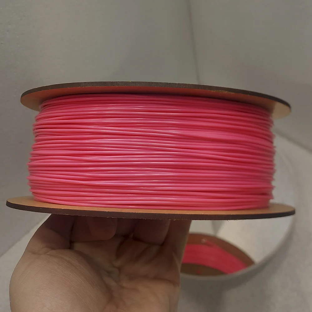 Филамент petg, розовый FLOU пластик, 900 гр - миниатюра 4