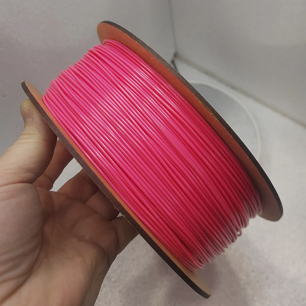 Филамент petg, розовый FLOU пластик, 900 гр - миниатюра 6