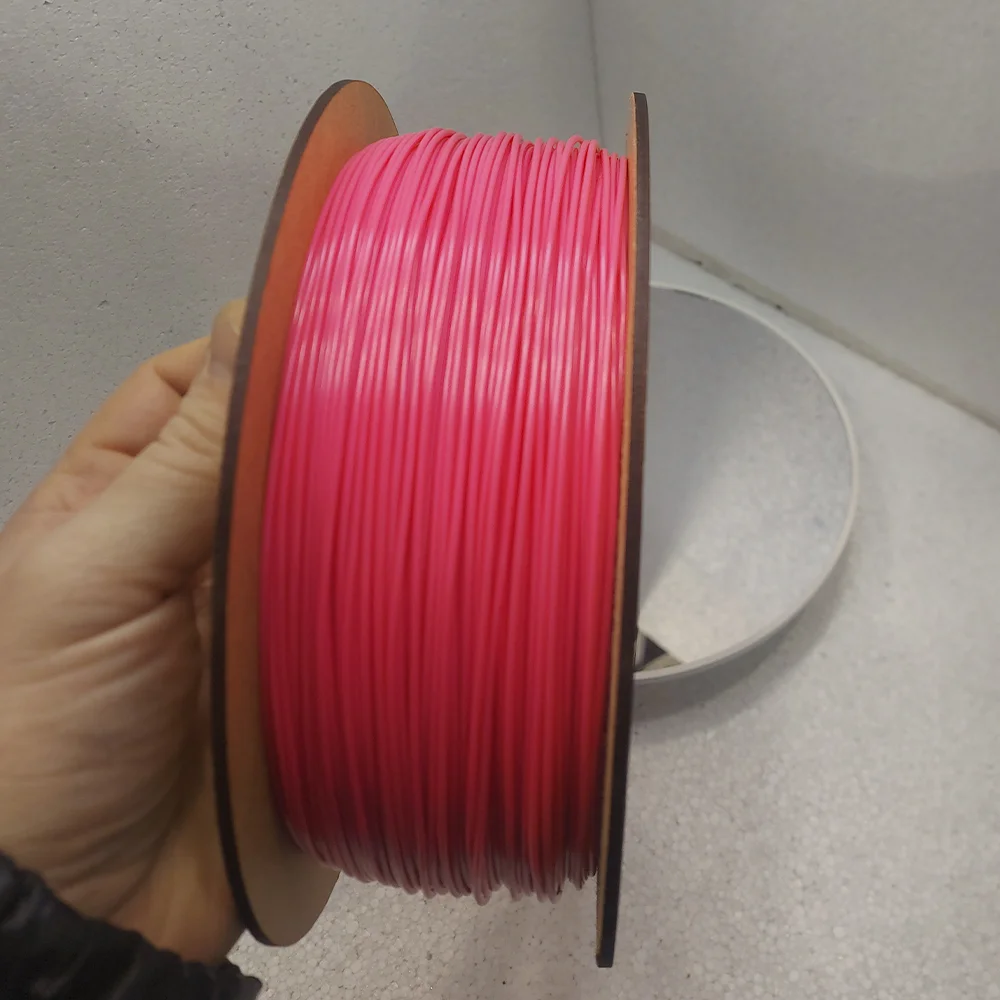 Филамент petg, розовый FLOU пластик, 900 гр - миниатюра 9