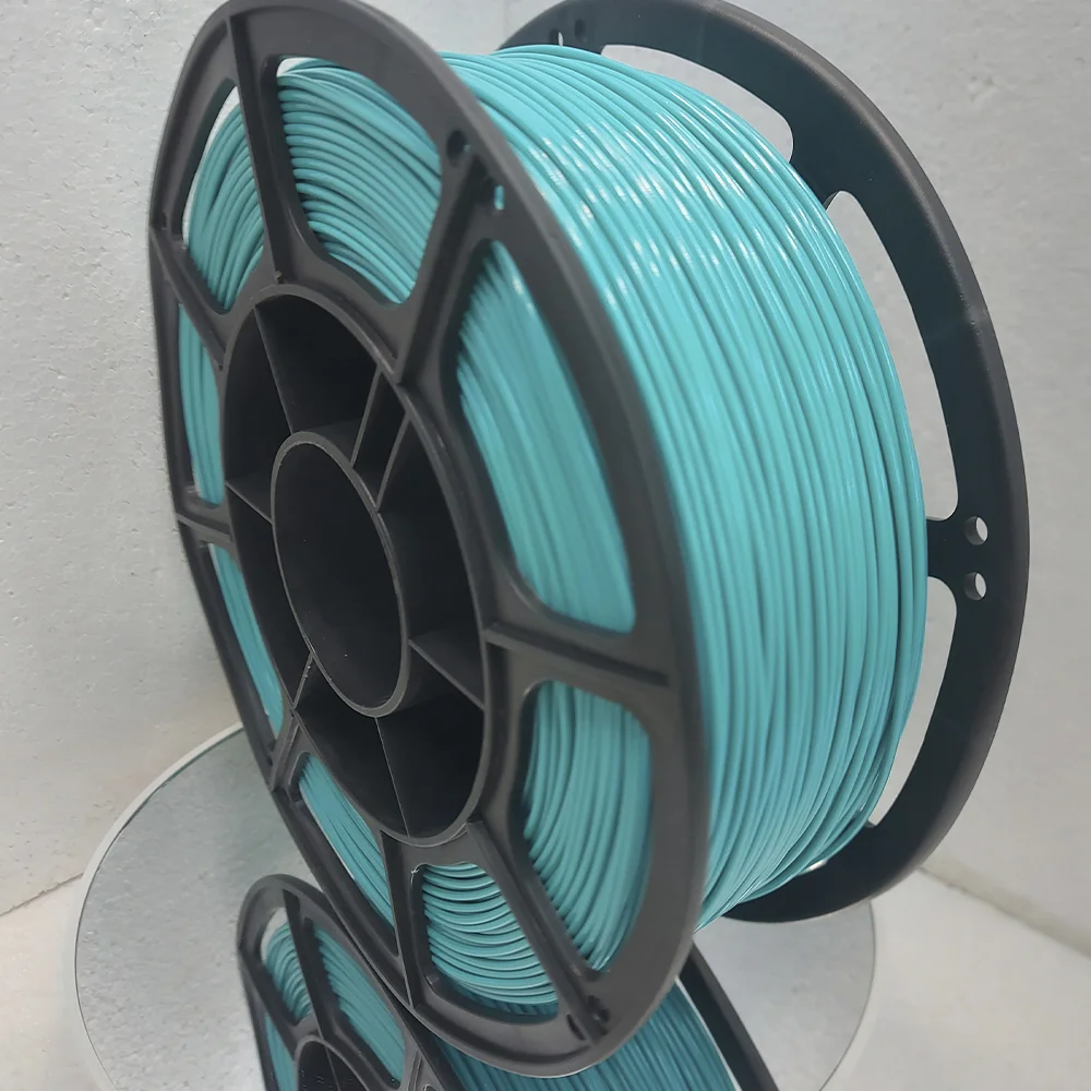Филамент petg, бирюзовый пластик, 900 гр - миниатюра 5