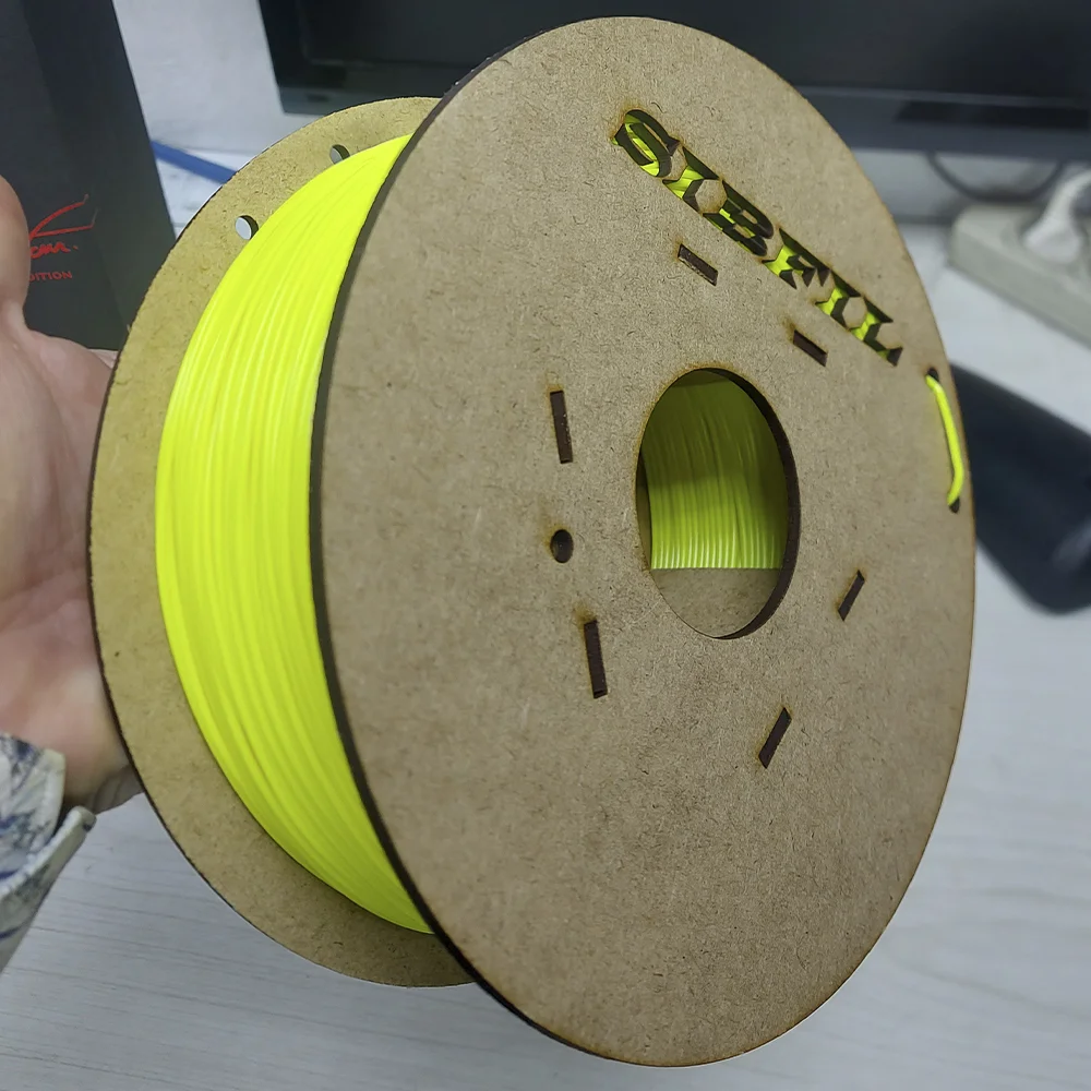 Филамент petg, жёлтый FLOU пластик, 900 гр - миниатюра 4