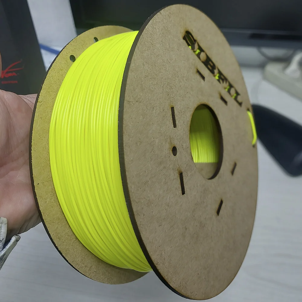 Филамент petg, жёлтый FLOU пластик, 900 гр - миниатюра 5
