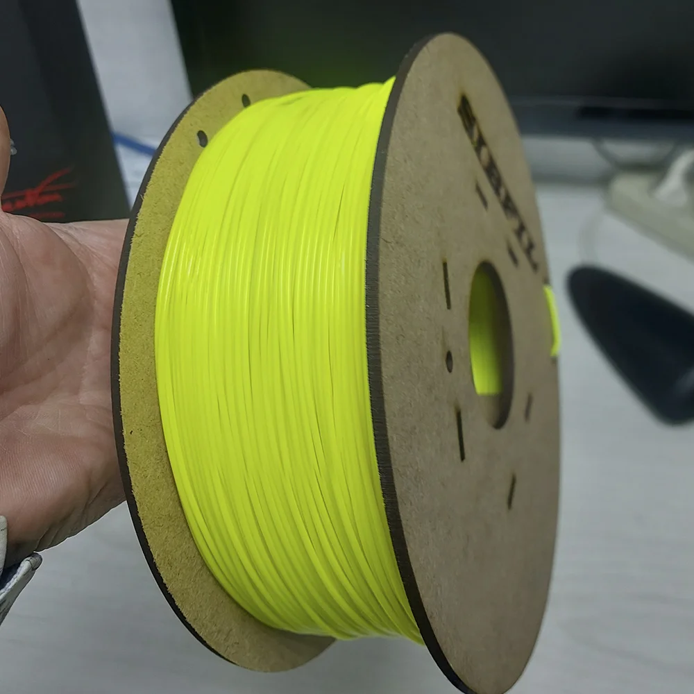 Филамент petg, жёлтый FLOU пластик, 900 гр - миниатюра 6