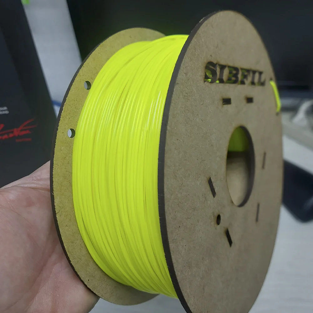 Филамент petg, жёлтый FLOU пластик, 900 гр - миниатюра 7