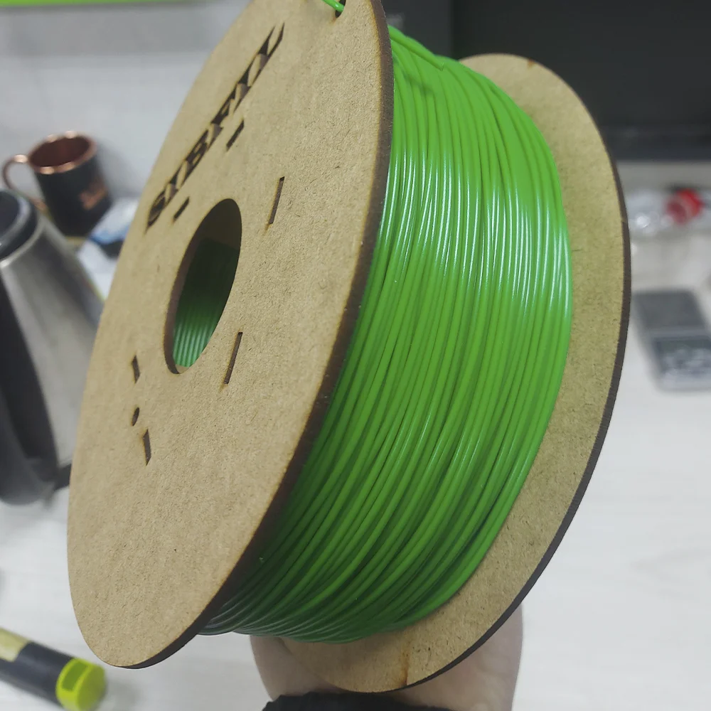 Филамент petg, зелёный пластик, 900 гр - миниатюра 3
