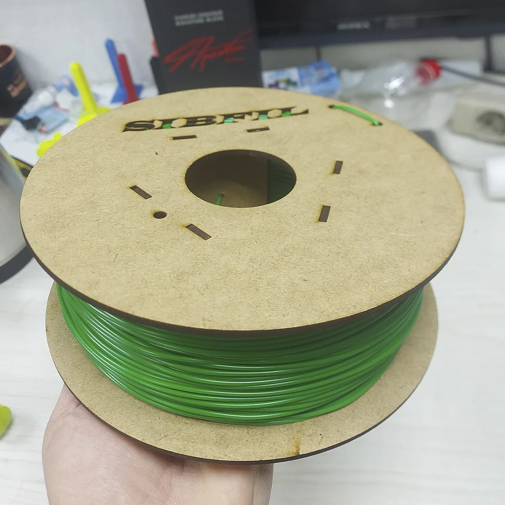 Филамент petg, зелёный пластик, 900 гр - миниатюра 4