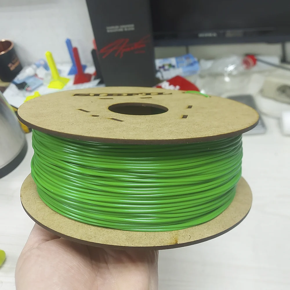 Филамент petg, зелёный пластик, 900 гр - миниатюра 5