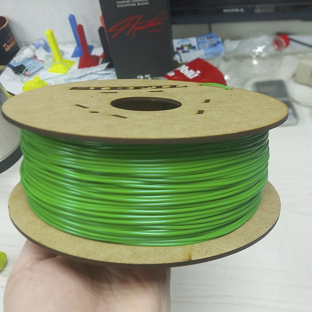 Филамент petg, зелёный пластик, 900 гр - миниатюра 6