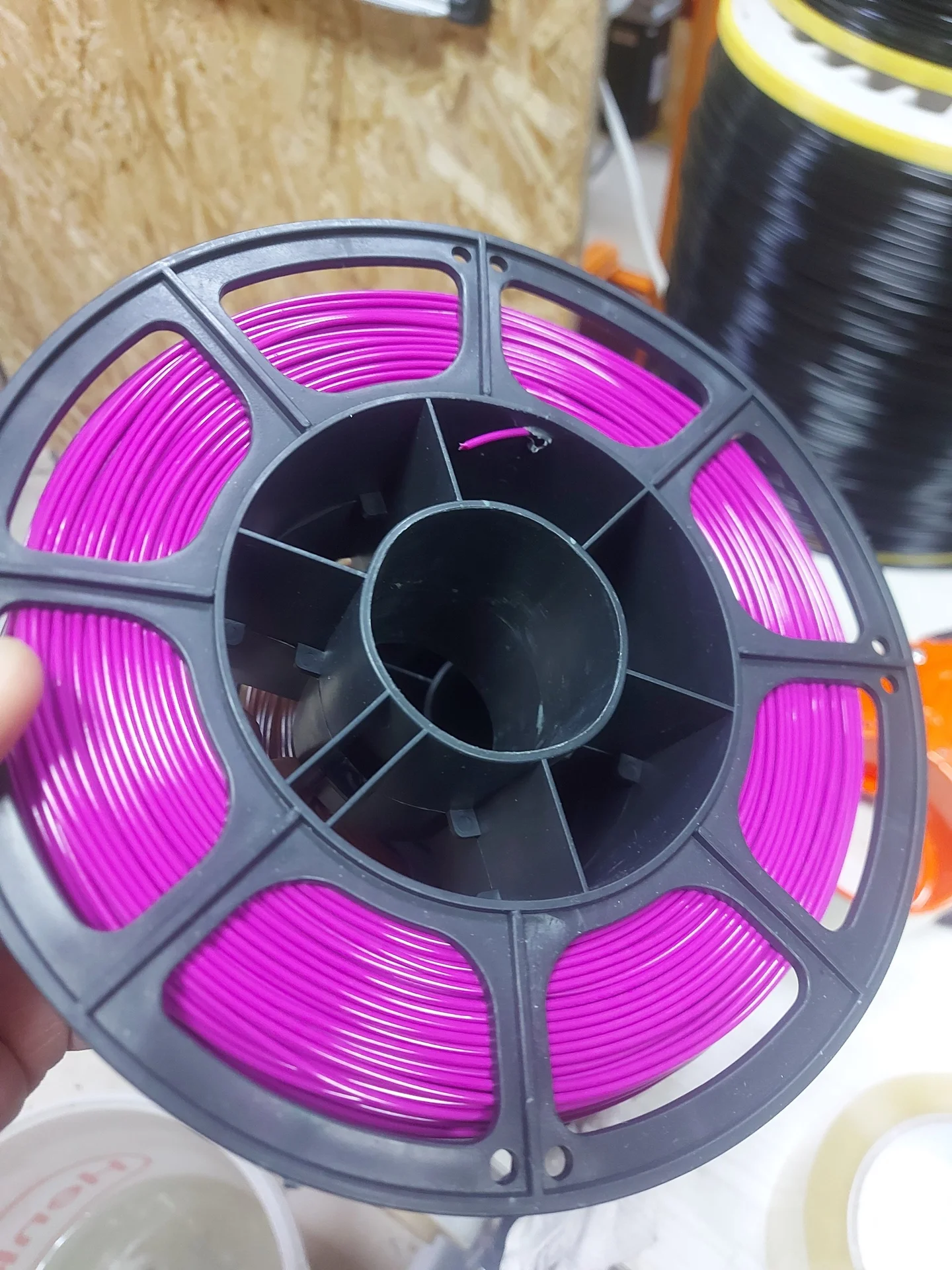 Филамент petg, фиолетовый пластик, 900 гр - изображение 1
