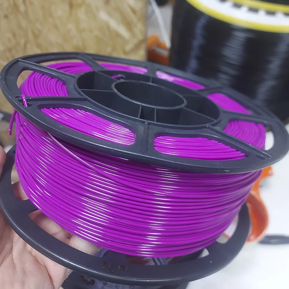 Филамент petg, фиолетовый пластик, 900 гр - миниатюра 2
