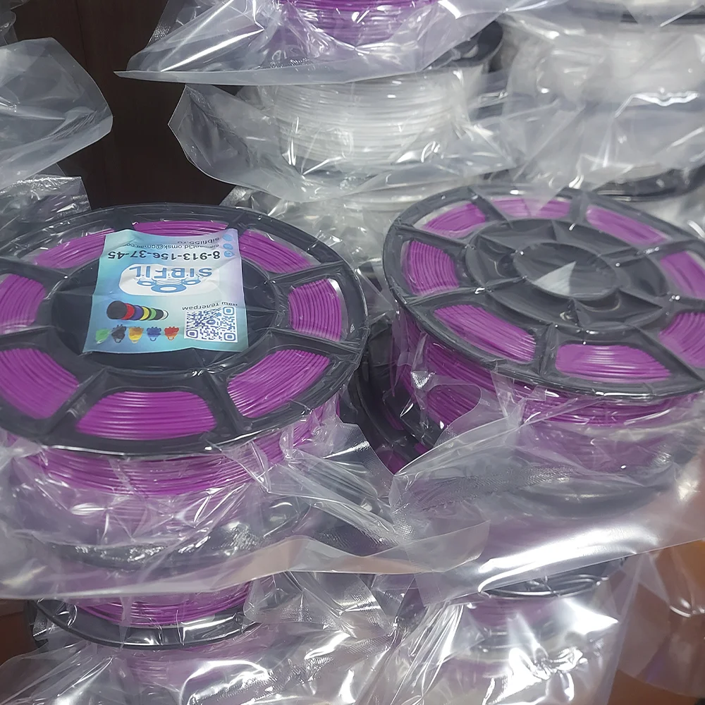 Филамент petg, фиолетовый пластик, 900 гр - миниатюра 4