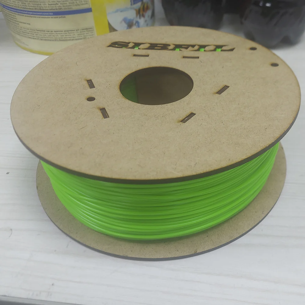 Филамент petg, зелёный FLOU пластик, 900 гр - миниатюра 2