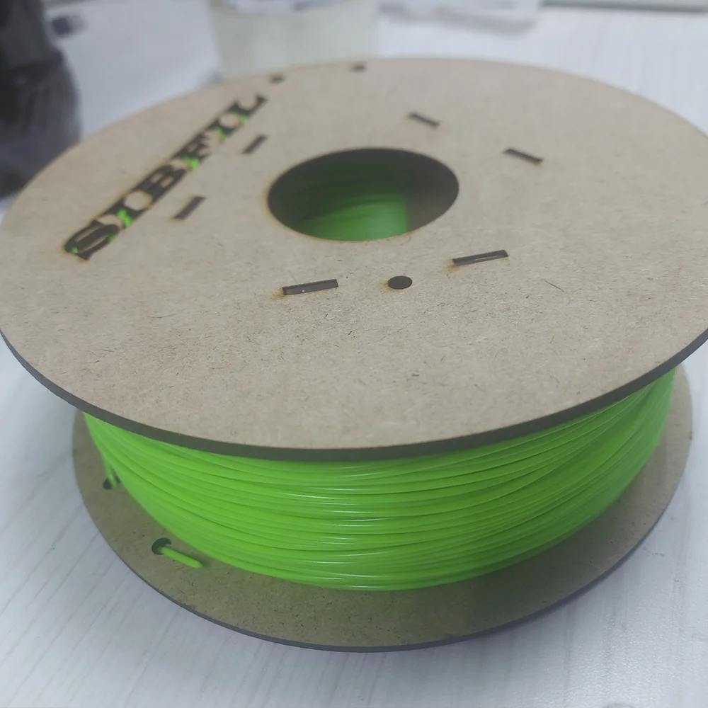 Филамент petg, зелёный FLOU пластик, 900 гр - миниатюра 3
