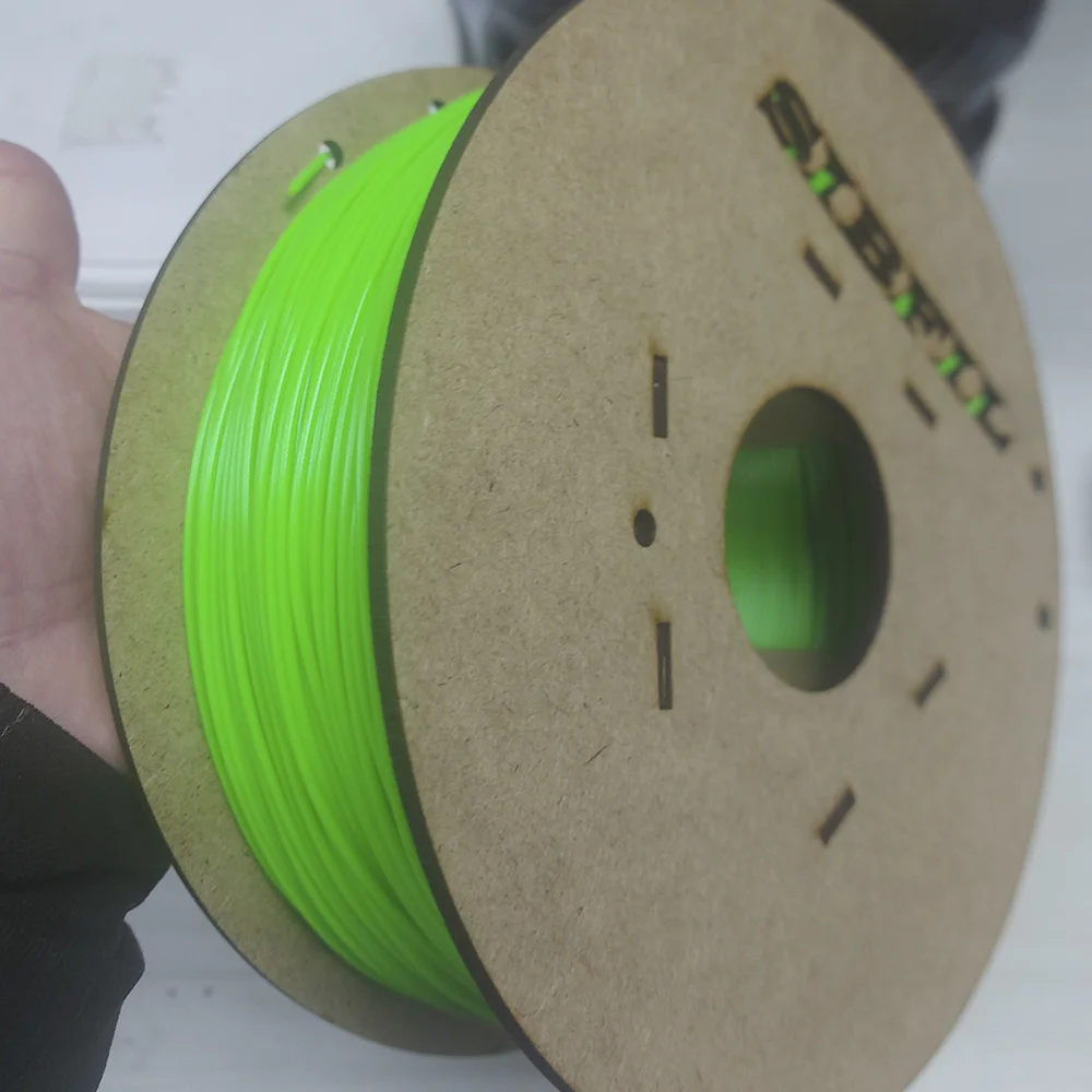Филамент petg, зелёный FLOU пластик, 900 гр - миниатюра 4