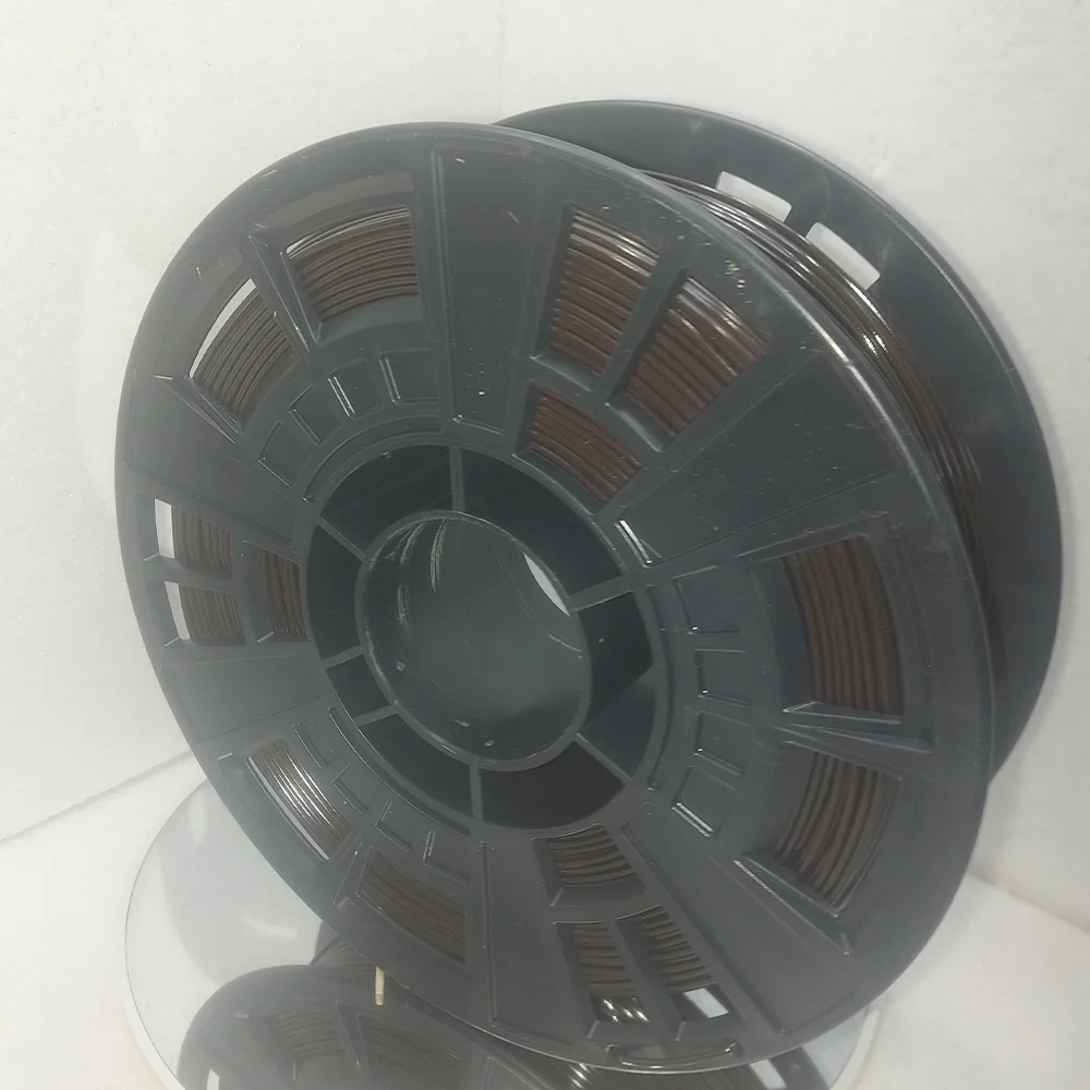 Филамент petg, тёмно-коричневый пластик, 900 гр - миниатюра 2