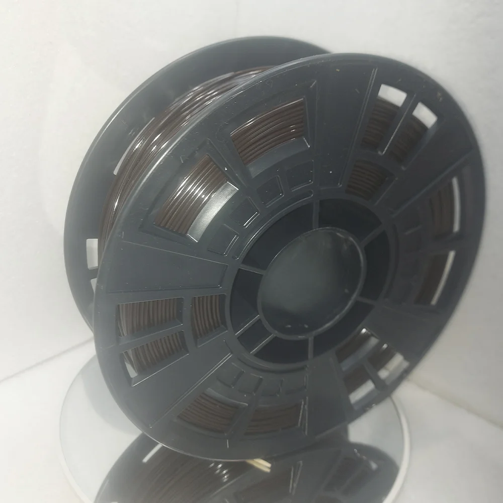 Филамент petg, тёмно-коричневый пластик, 900 гр - миниатюра 3