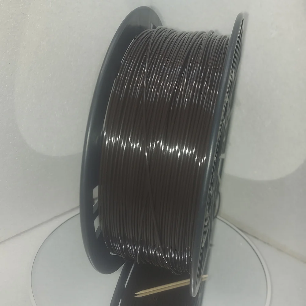 Филамент petg, тёмно-коричневый пластик, 900 гр - миниатюра 4
