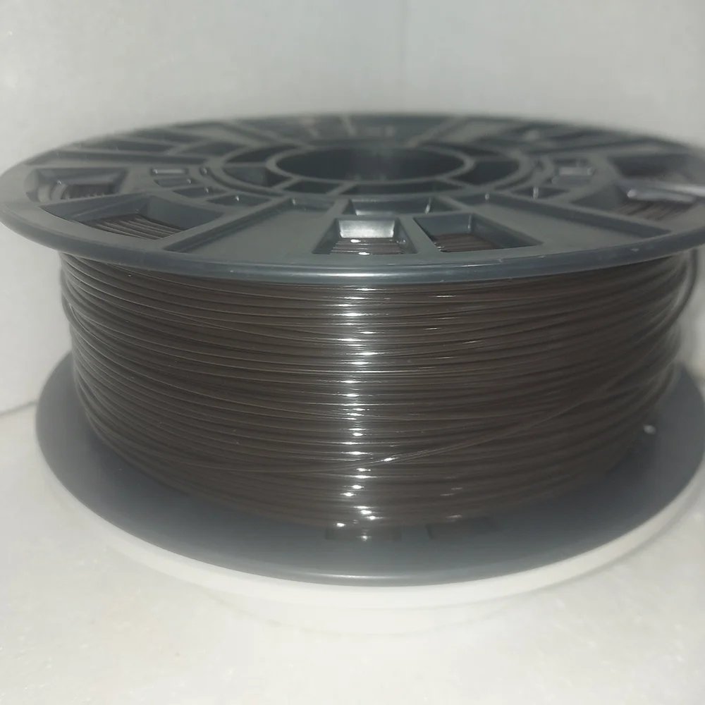 Филамент petg, тёмно-коричневый пластик, 900 гр - миниатюра 9