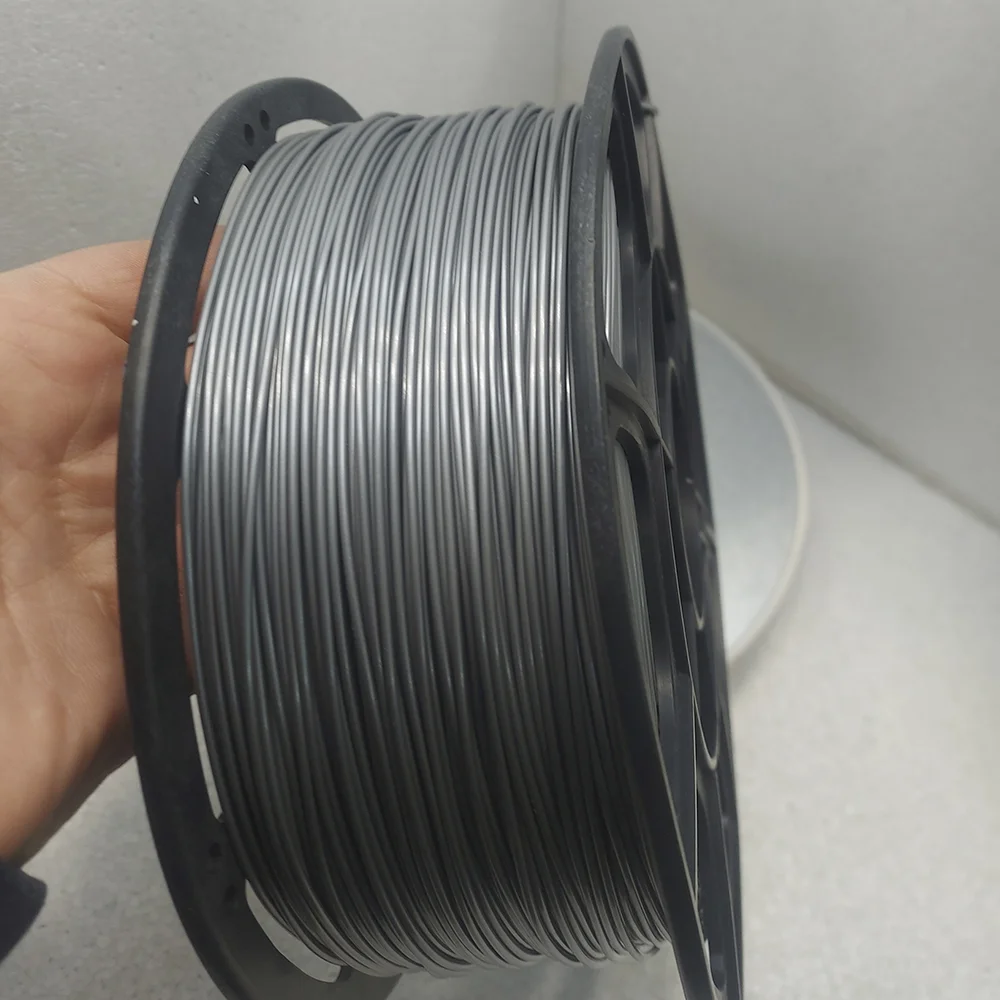 Филамент petg, серебряный пластик, 900 гр - миниатюра 5