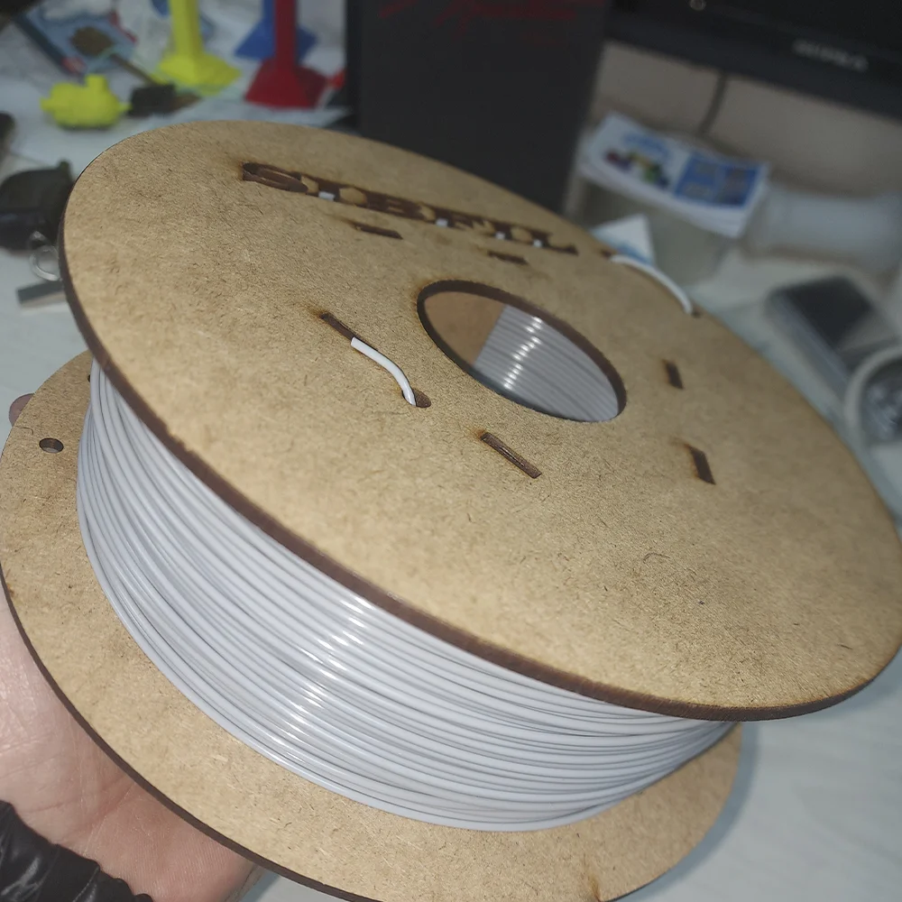 Филамент petg, серый пластик, 900 гр - миниатюра 2