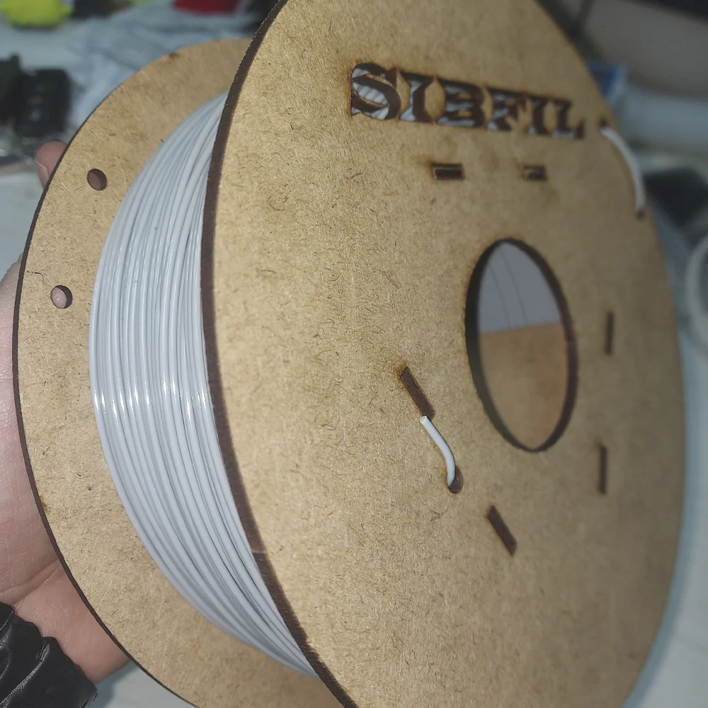 Филамент petg, серый пластик, 900 гр - миниатюра 3