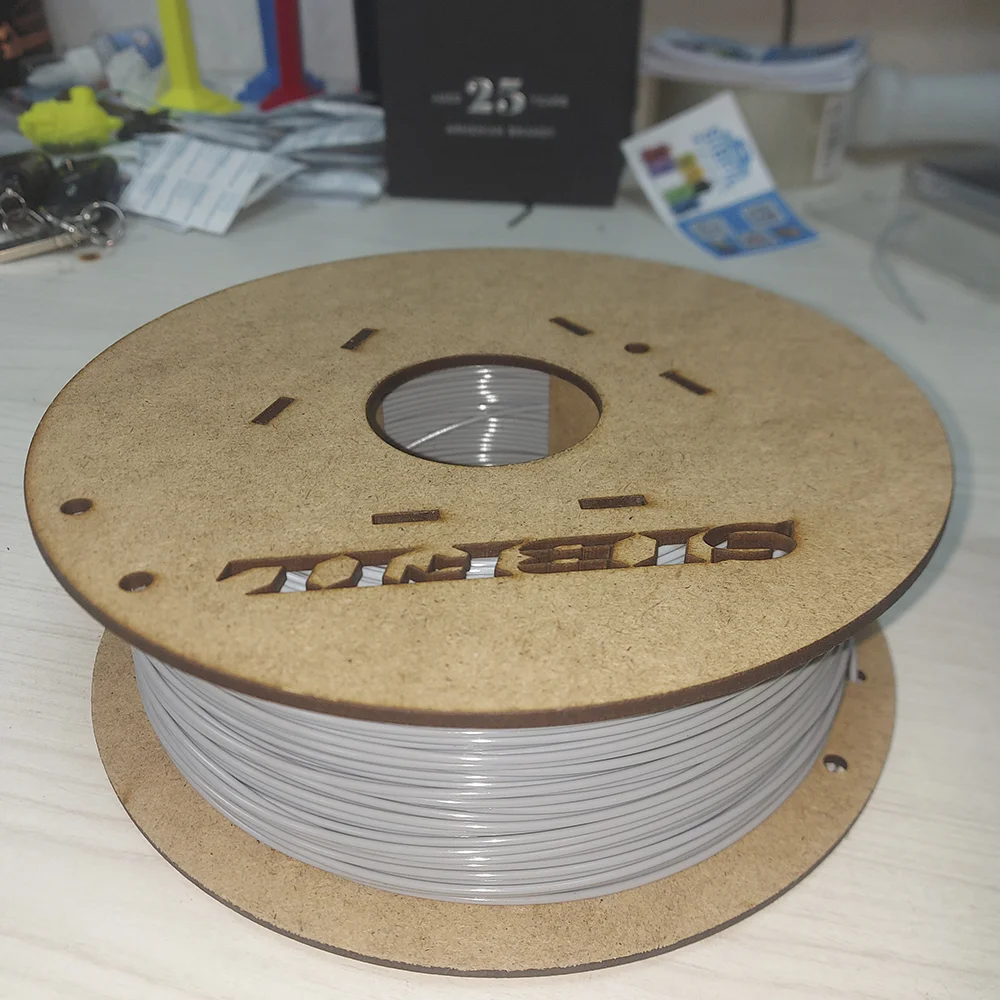 Филамент petg, серый пластик, 900 гр - миниатюра 4