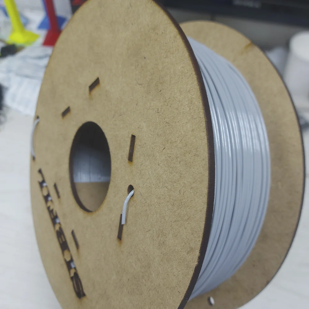 Филамент petg, серый пластик, 900 гр - миниатюра 6