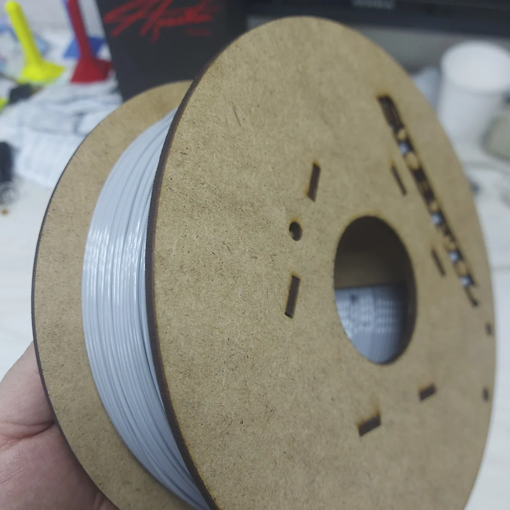 Филамент petg, серый пластик, 900 гр - миниатюра 7