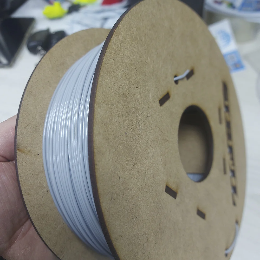 Филамент petg, серый пластик, 900 гр - миниатюра 9