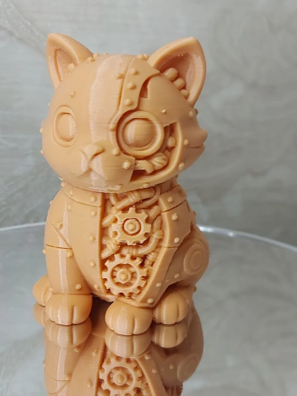 Филамент PETG, персиковый пластик, 900 гр - миниатюра 4
